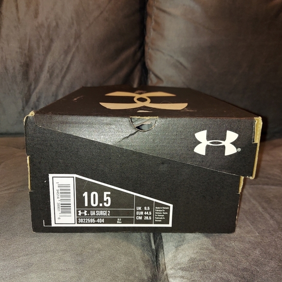 NEW UNDER ARMOUR SURGE 2 BLUE LIGHT-WEIGHT RUNNING / TRAINING SNEAKERS SIZE 12.5 - Picture 13 of 14